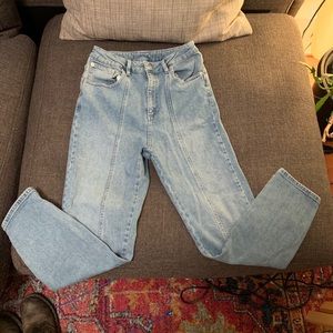Asos high waisted ankle jeans
